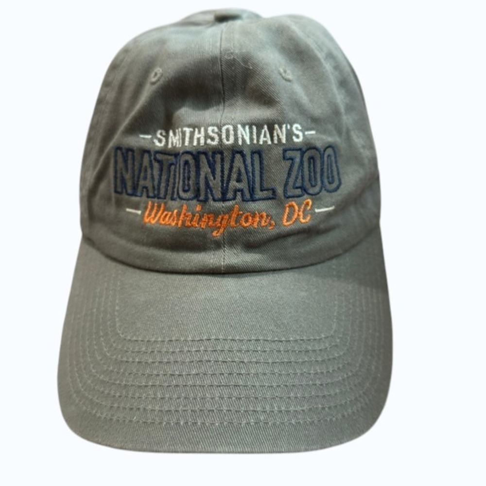 Fahrenheit Smithsonian National Zoo Hat Green Cotton‎ Embroidered DC Souvenir